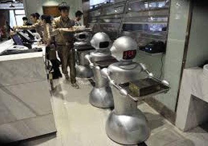 روبوت لإيصال وتقديم الطعام