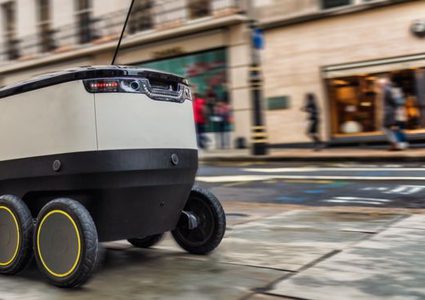 روبوت لتسليم وإيصال الطرود في لندن