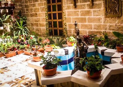 غزة .. اعادة بناء منزل عثماني على طريقة "باب الحارة" (صور)