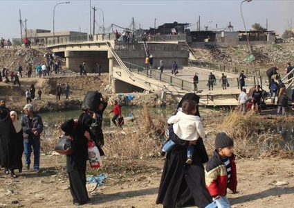 انشاء مخيم جديد للنازحين شرقي الموصل