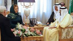 رئيسة مجلس الاتحاد الروسي تتحدث عن سبب إرتداءها الحجاب في السعودية