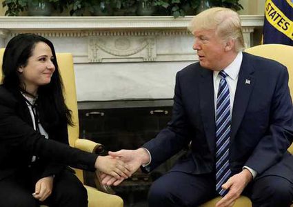 آية حجازي بالبيت الأبيض