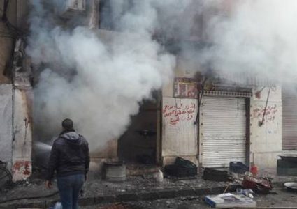 إصابة شاب جراء انفجار اسطوانة غاز في دير البلح