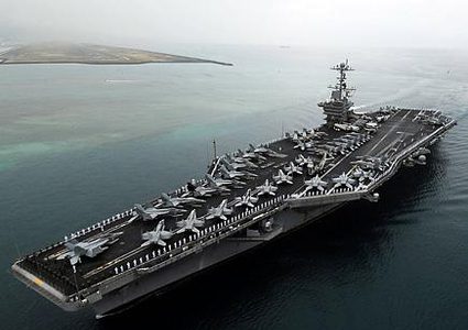 كوريا الشمالية مستعدة لإغراق حاملة الطائرات الأمريكية