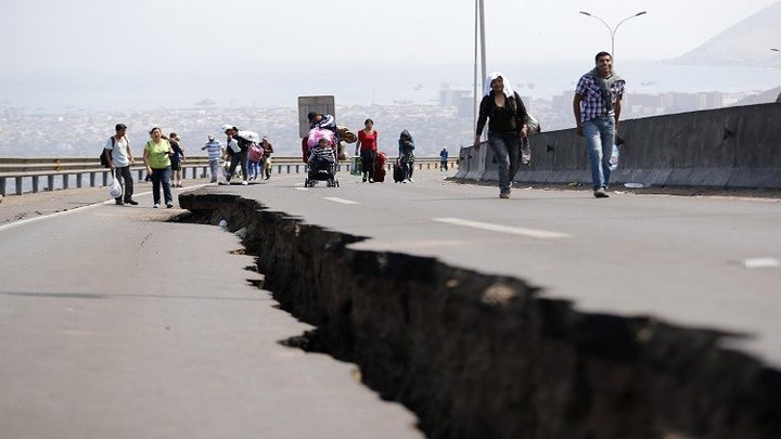 زلزال يضرب سواحل تشيلي بقوة 7.1 درجة