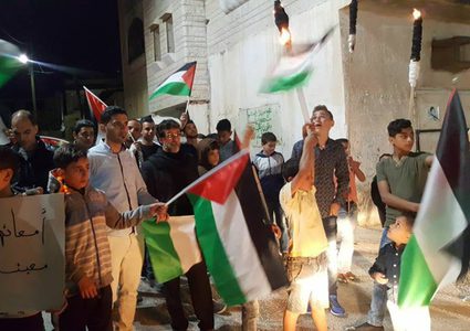 خيمة إعتصام تضامنًا مع الأسرى والأحتلال يحذر