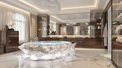 أحواض إستحمام لامعه في دبي بمليون دولار