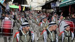 مسيرة كشفية في بيت لحم تضامنا مع الأسرى