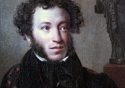 تمثال لبوشكين أمام دار الأوبرا المصرية