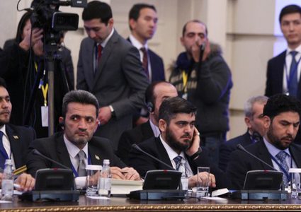 المعارضة: نرفض وجود ايران باتفاق أستانة