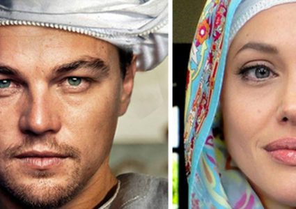 أنجلينا وديكابريو في السودان لتصوير فيلم وثائقي