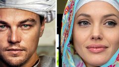 أنجلينا وديكابريو في السودان لتصوير فيلم وثائقي