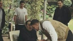 أحدث صورة للرئيس السابق حسني مبارك