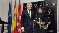 تكريم أول مصممة عربية في اسبانيا