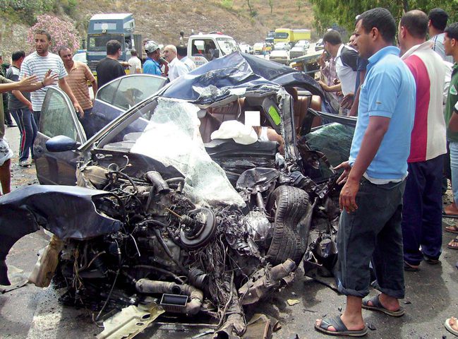 20 قتيلاً وجريحاً بحادث سير شمال مصر