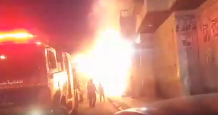 6 إصابات جراء انفجار داخل مطعم في نابلس (فيديو)