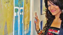 فلسطين تشارك في معرض أوروبي بلوحة "حرية..مي وملح"