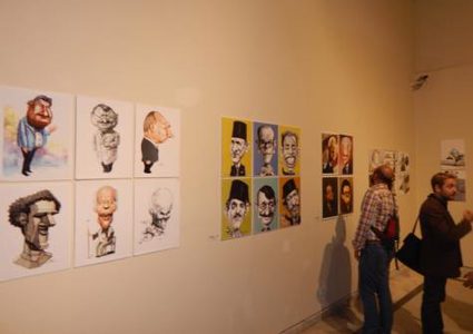 افتتاح الملتقى الدولي للكاريكاتير بالقاهرة