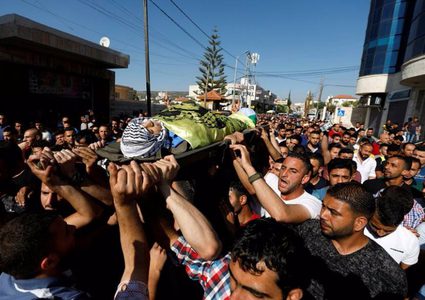 سلفيت: تشييع جثمان الشهيد سبأ