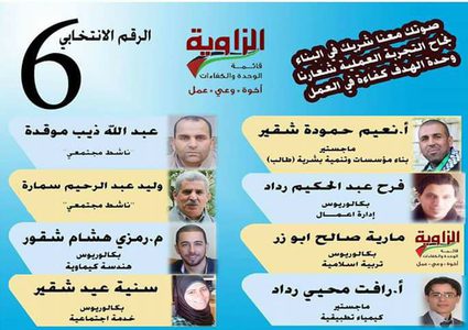 المرأة الفلسطينية شمسها تغيب عن لوحات القوائم الإنتخابية!