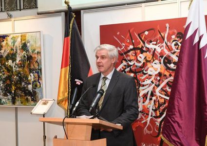 معرض فني قطري للخط العربي في برلين