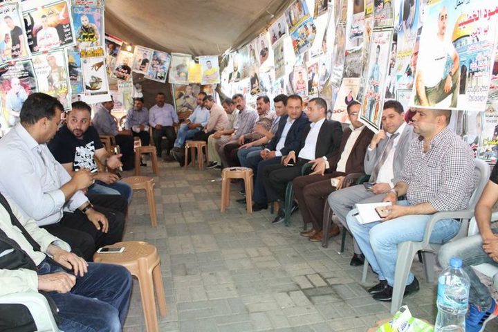 تواصل فعاليات التضامن مع الأسرى في جنين