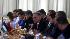 لقاء بين رجال أعمال أتراك وفلسطينيين برام الله