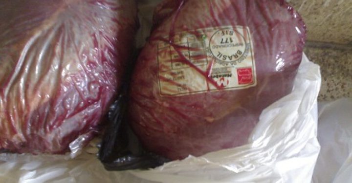 ضبط 350 كغم لحوما مهربة في جنين