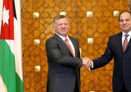 العاهل الأردني والرئيس المصري يؤكدان على أهمية عودة إسرائيل لمفاوضات جادة