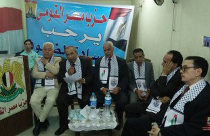 حزب مصر القومي ينظم مؤتمرا تضامنيا مع الأسرى الفلسطينيين