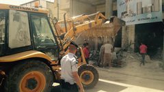 البدء بإزالة التعديات على الشوارع في بيت لحم