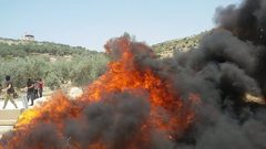 إصابات واعتقالات في مواجهات شرق عنبتا