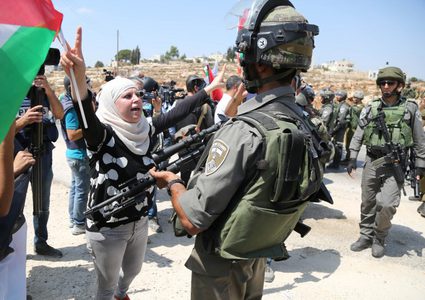 مسيرة بلعين تحيي ذكرى النكبة وتتضامن مع أسرى الحرية