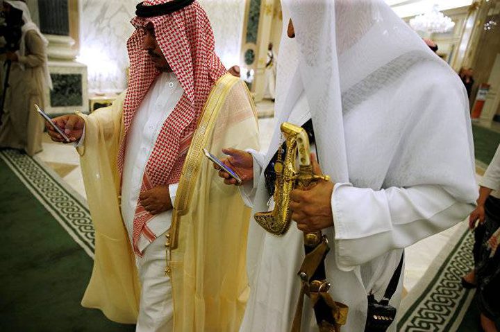 صور طريفة من زيارة عائلة "ترامب" إلى السعودية