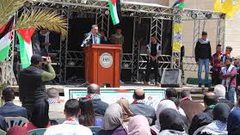 مسيرة مركبات لطلبة الجامعة الأمريكية في جنين
