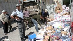 ضبط منتجات مستوطنات في بيت لحم