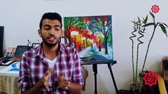 لاجئ سوري الفن لتخليد الذاكرة السورية