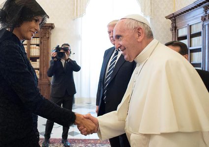 زيارة الفاتيكان تكشف "ديانة" ميلانيا ترامب