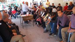 أهالي أسرى غزة يزورون أبنائهم في سجن نفحة