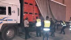 ضبط بطيخ مجهول المصدر في نابلس