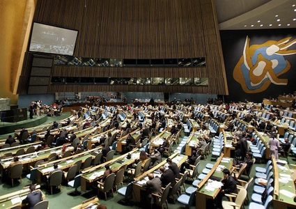 إسرائيل نائباً لرئيس دورة الجمعية العامة للأمم المتحدة!!