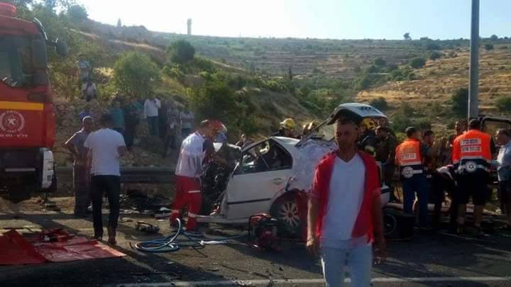 بيت لحم: مصرع مواطن وإصابة زوجته وطفله بحادث سير