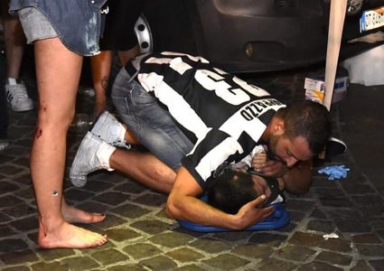 400 إصابة بين مشجعي يوفنتوس للإشتباه بوجود قنبلة (فيديو)