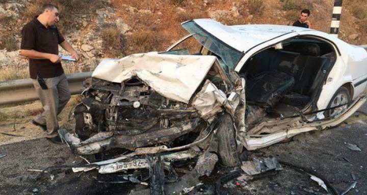 إصابتان إحداها خطيرة في حادث سير في جنين(محدث)