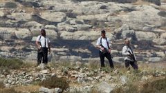 مستوطنون يسرقون زوايا حديد لمزارع جنوب بيت لحم