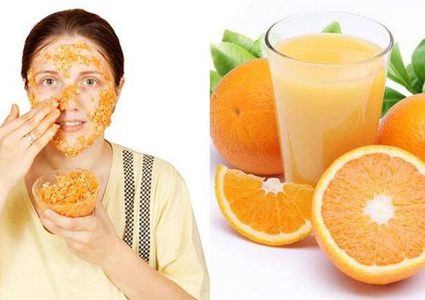 قشر البرتقال لبشرة متألقة