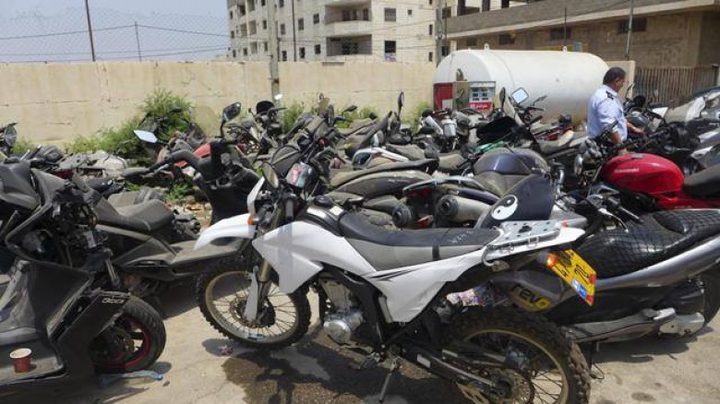 ضبط عشر دراجات نارية في جنين