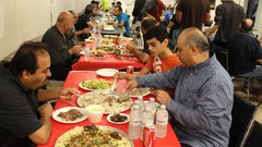 شرطة طوباس تقيم مأدبة إفطار لذوي الشهداء من مرتبات الجهاز