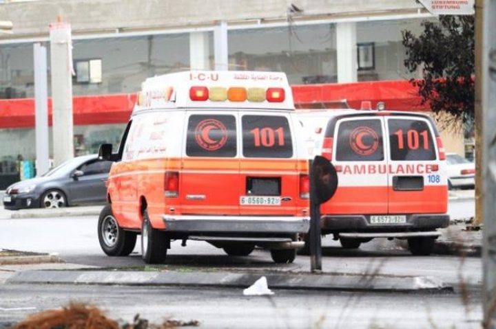 خمس إصابات جراء حادث دهس داخل حسبة جنين