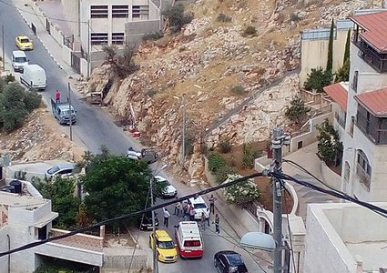 بالصور: إصابة بحادث سير في نابلس "محدث"